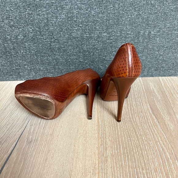 Miu Miu Brown Platform Heels Size 35 1/2 - Picture 10 of 16